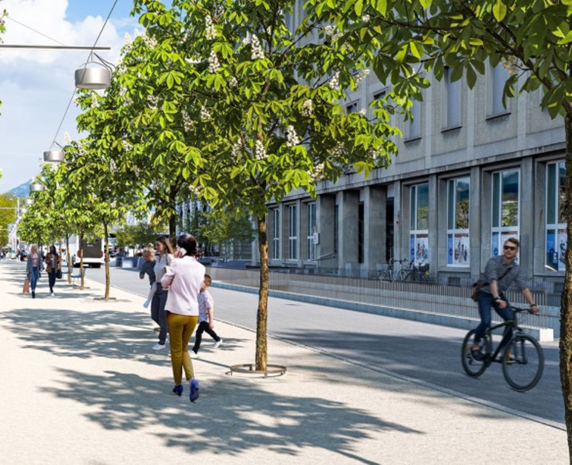 Bahnhofstrasse - Die Pläne nach dem Nein zur Velostation.